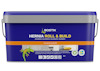 Förpackning med texten "Bostik Hernia Roll & Build" och en geckoödla som dekor.