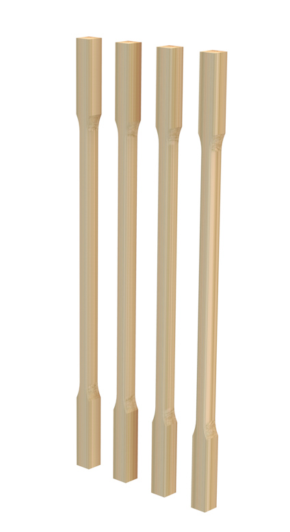 RÄCKESPELARE OBEHANDLAD FURU 1030X41X41, 4-PACK