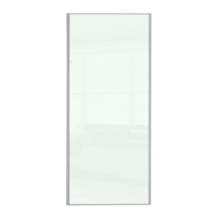 SKJUTDÖRR ENTRY VITT GLAS