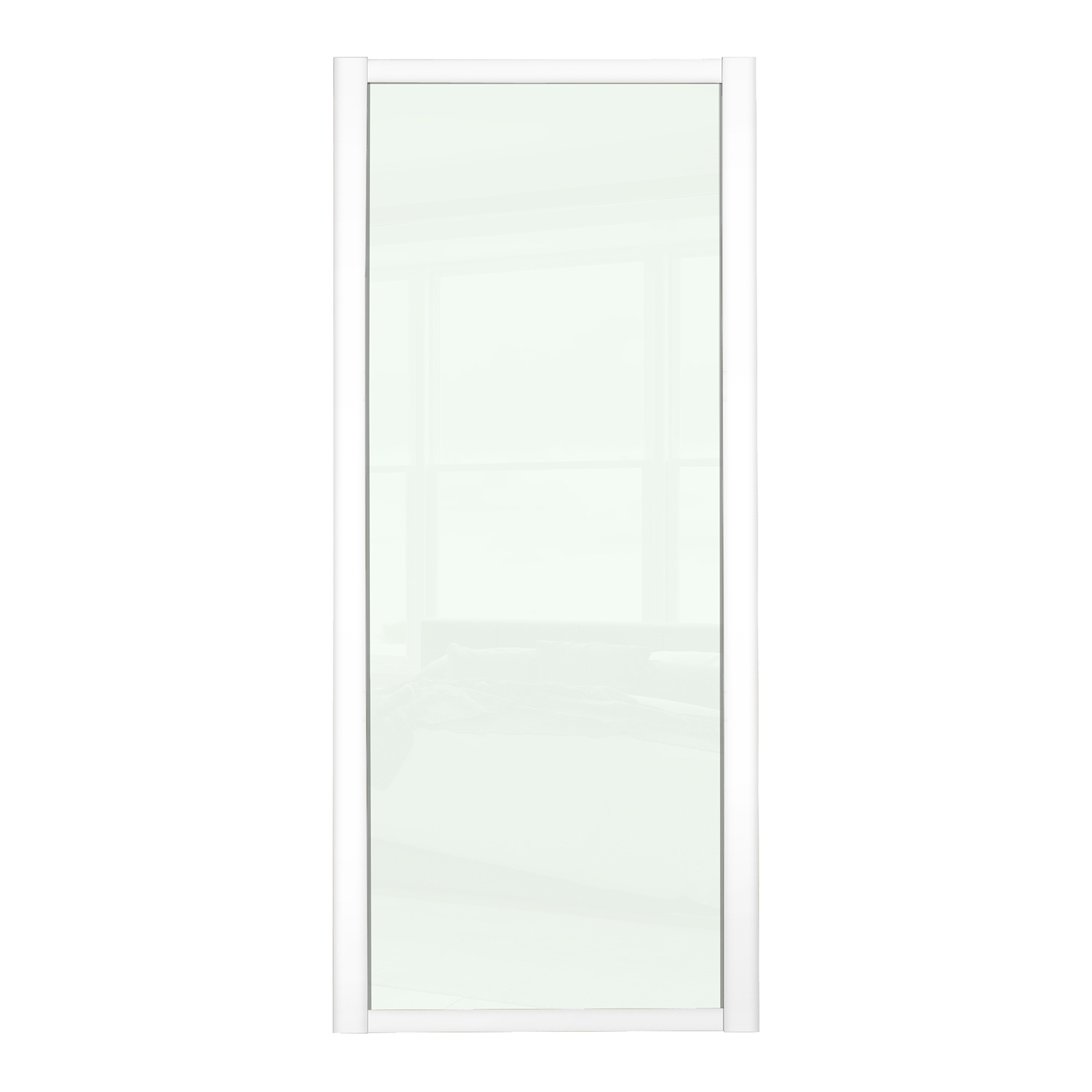 SKJUTDÖRR NORDIC VITT GLAS 914X2301 MM - 