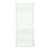 SKJUTDÖRR NORDIC VITT GLAS