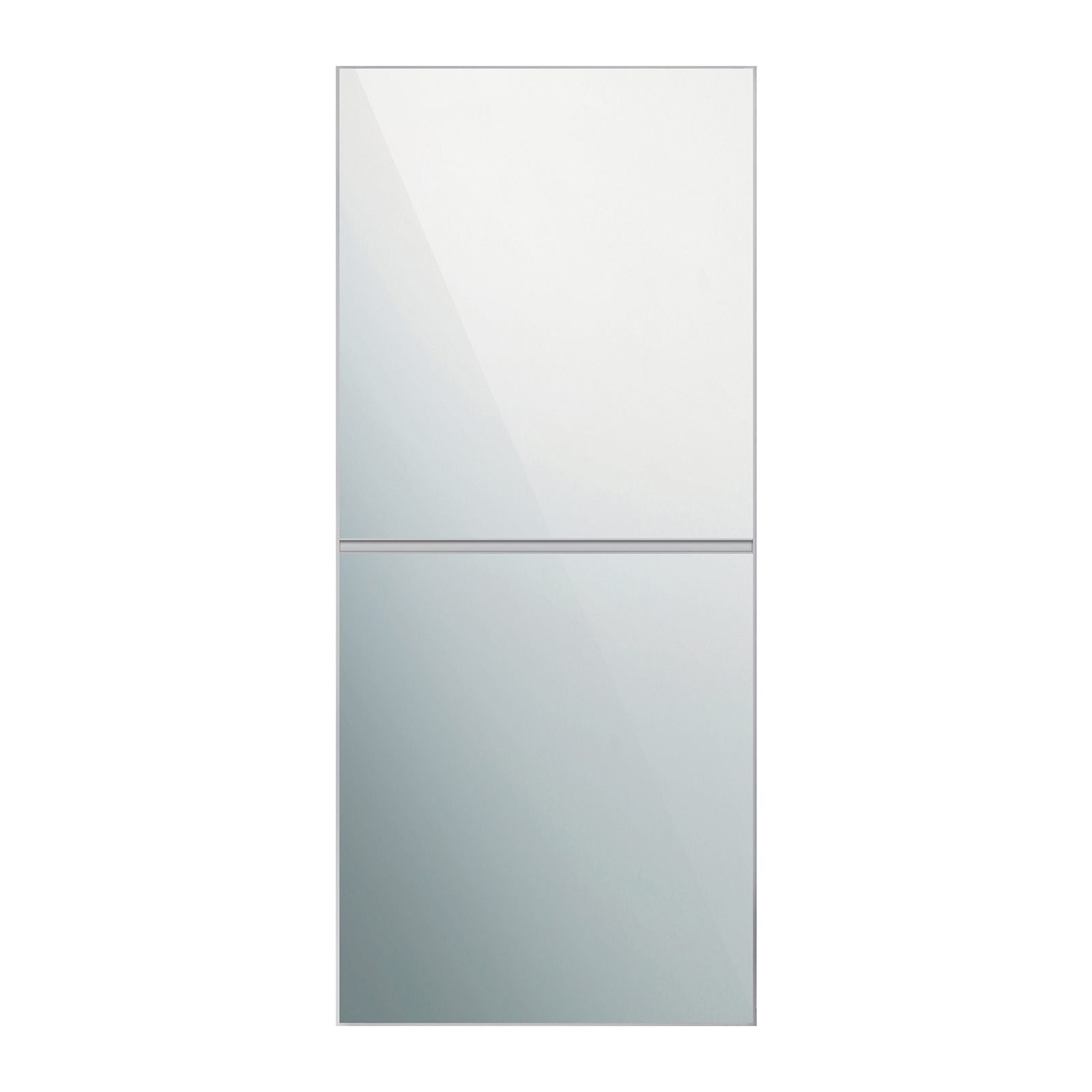SKJUTDÖRR DECOTIQUE 2 PANELER SPEGEL SILVER RAM 914X2301 MM - 
