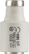 SÄKRING 50A DIAZED ECO 5ST VIT 500V