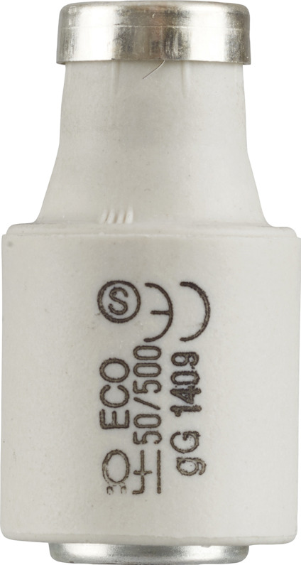 SÄKRING 50A DIAZED ECO 5ST VIT 500V