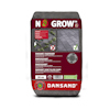 Grå förpackning med texten "NO GROW™" och "DANSAND JOINT FILLING SAND" samt en bild av stenläggning.
