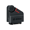 Svart Bosch hjuladapter med rund logotyp och röd markering på ovansidan.