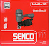 Röd förpackning med en Senco PalletPro 90 coilnailer avbildad. Text: "Coilnailer 90mm 16'".