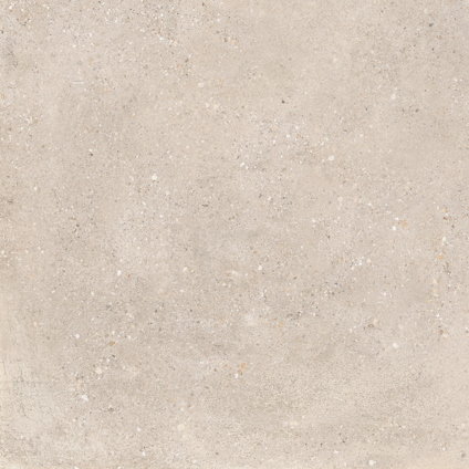 Granitkeramik i ljus beige färg med subtil, spräcklig textur.
