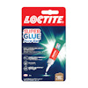Förpackning med Loctite Super Glue Pure Gel, 3g. Röd och blå design med vit text.