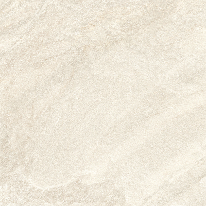 Beige keramikplatta med naturlig stenstruktur och subtila nyansvariationer.