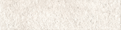 Rektangulär vit keramisk platta med en något ojämn, texturerad yta.