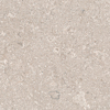 Granitkeramik med ett ojämnt, melerat mönster i beige och grå toner.