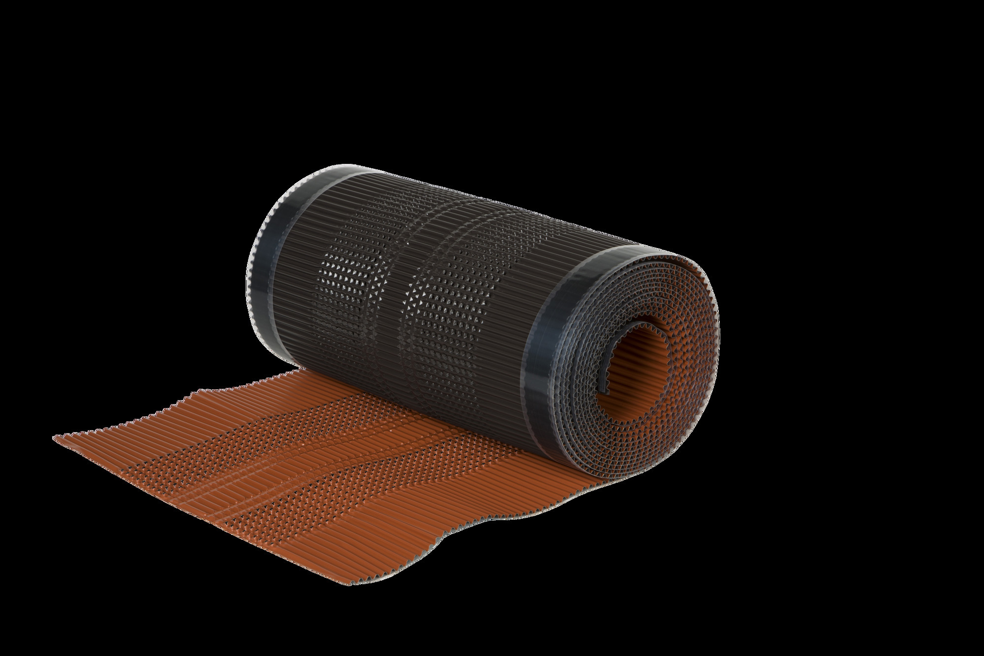 NOCKBAND, 500X32 CM, ALU. VENT RÖTT, VENT.200 CM²/LPM - Randers Tegl