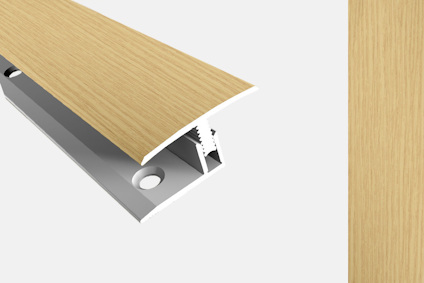 TRÄGOLV SINGLE-CLICK ALU ÖVERGÅNGSLIST EK-ALU 200CM / 7-12MM