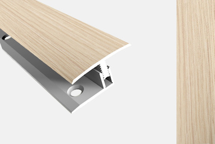 TRÄGOLV SINGLE-CLICK ALU ÖVERGÅNGSLIST VIT EK-ALU 100CM / 7-