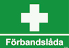SKYLT UNIGRAPHICS FÖRBANDSLÅDAPLAST 210X148MM
