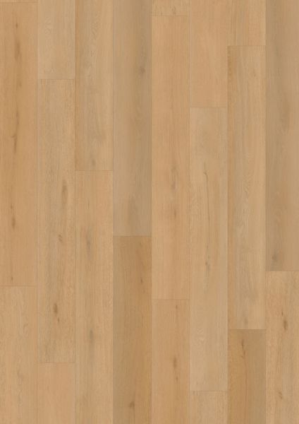 Ljust träliknande vinylgolv med klickinstallation i planka design.