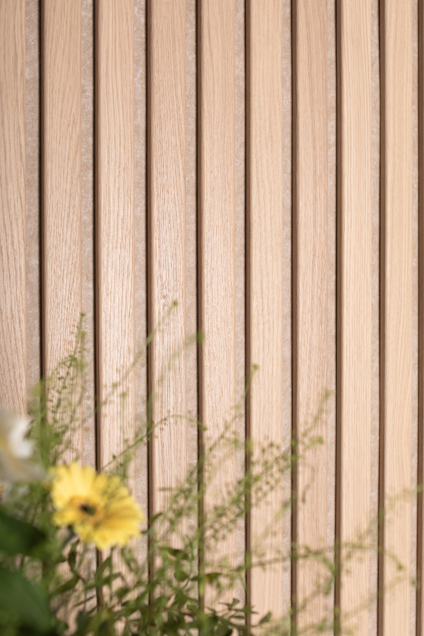 VÄGGPANEL RIBWALL EK RAW BLOND