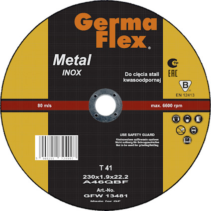 KAPSKIVA INOX 230X1,9X22,2MM