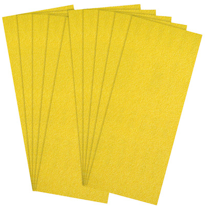 SLIPPAPPER 115X280MM SORT 10P
