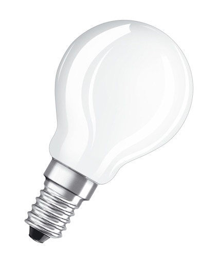 LED-LAMPA KLOT (40) E14 MATT 3-P CL P OSRAM