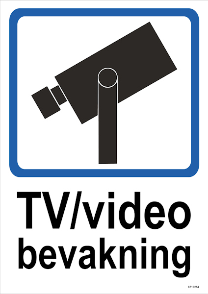 SKYLT UNIGRAPHICS TV/VIDEO BEVAKNING ALUMINIUM 210X297MM