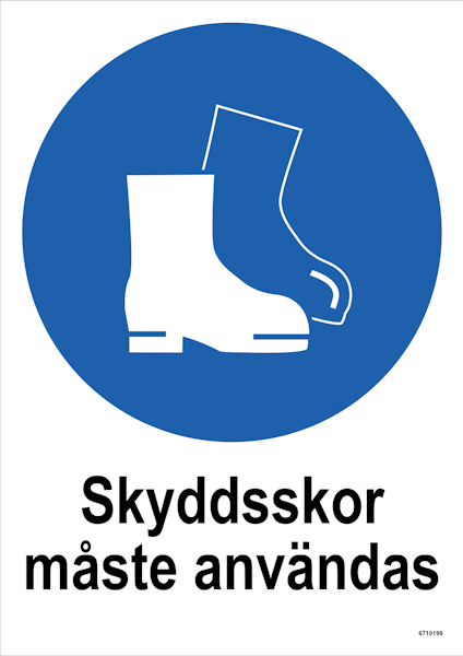 SKYLT UNIGRAPHICS SKYDDSSKOR PLAST 210X297MM