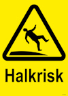 SKYLT UNIGRAPHICS HALKRISK PLAST 210X297MM