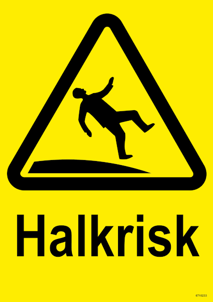 SKYLT UNIGRAPHICS HALKRISK PLAST 210X297MM