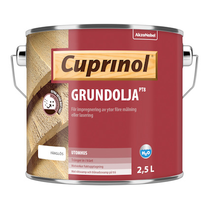 GRUNDOLJA PT8 CUPRINOL UTOMHUS 2,5L