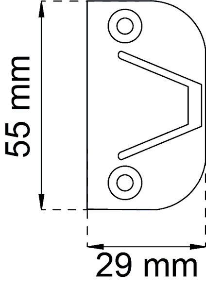 FÄSTBRICKA 1103 BRUN 2 ST