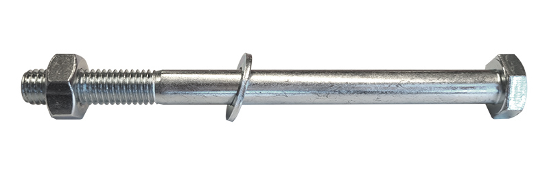 SEXKANTSKRUV ELF M10X130D 4ST DELG 8.8 DIN931 MUTTER/BRICKA - HiKOKI