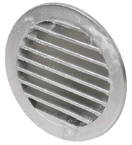VENTILGALLER FRESH RUNT NÄT OCH STOS GJUTEN ALUMINIUM 160MM