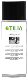 Sprayburk med etikett märkt "Tilia skärspray".