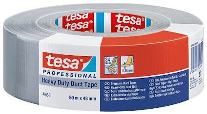 VÄVTEJP SILVERTEJP 4663 TESA SILVER 48MMX50M