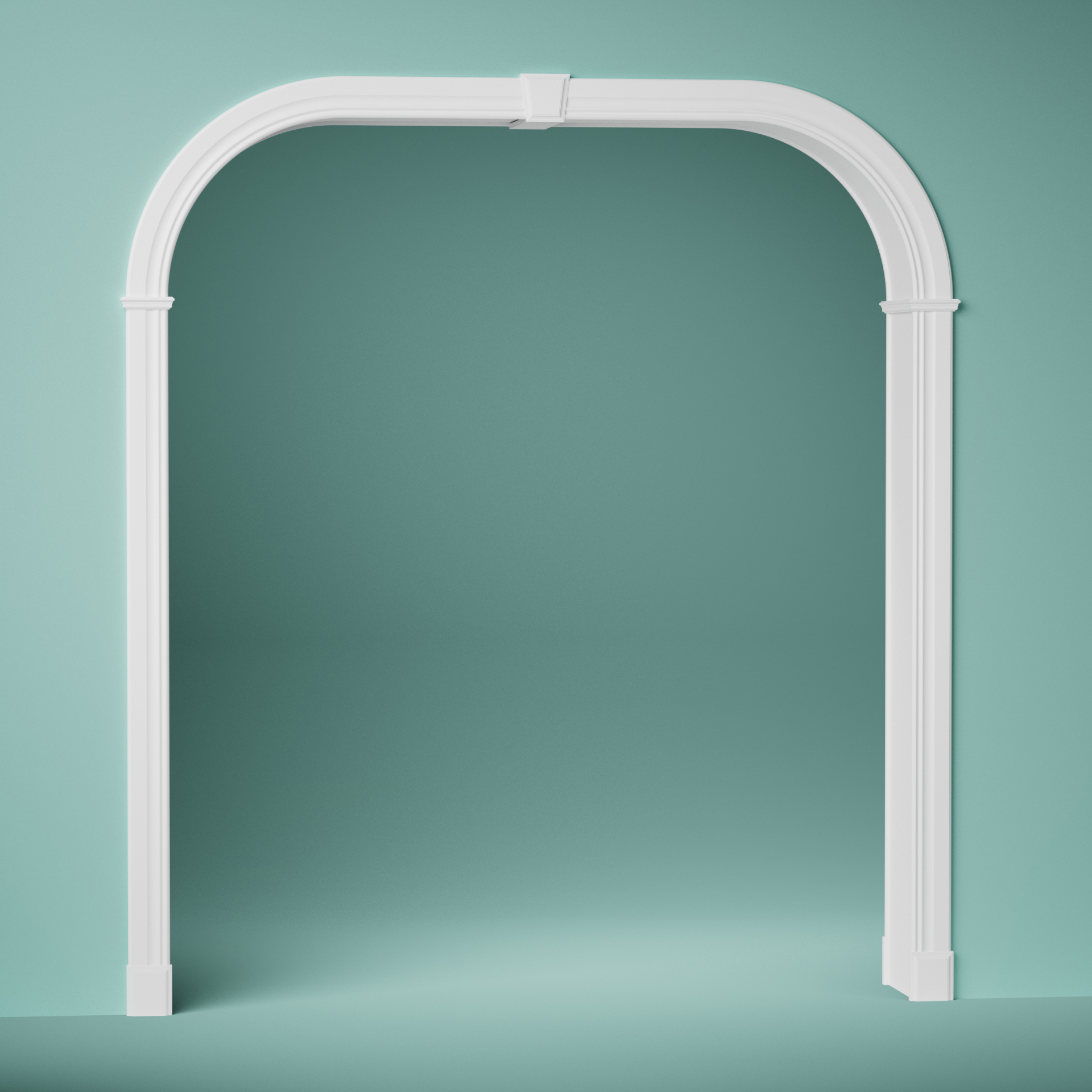 VALV ROMA 2000 VITLACKAD MDF (NCS S0502Y GLANS 35) - 