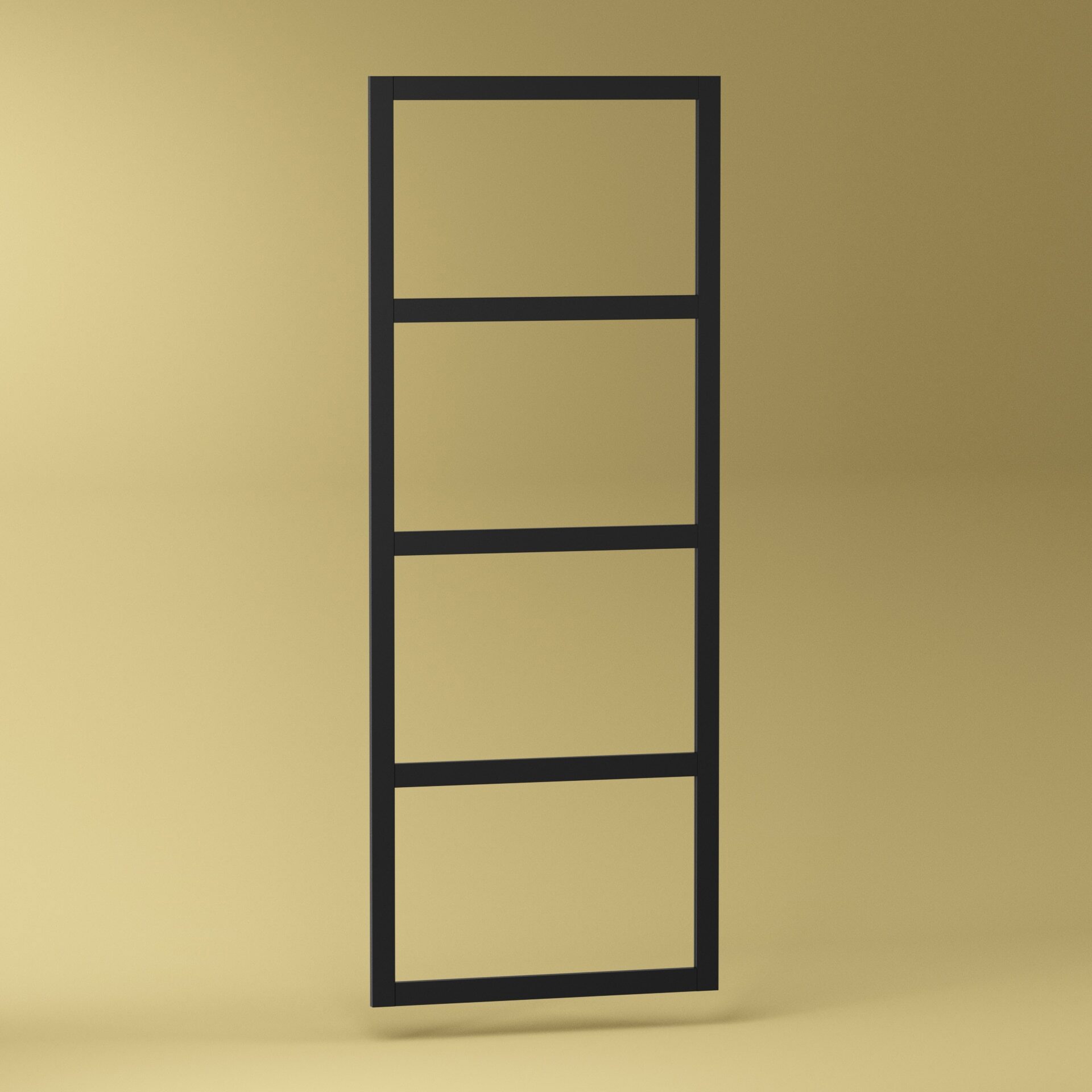 RAMVERK SHOJI SVARTFOLIERAD MDF 2350X930X25 - 