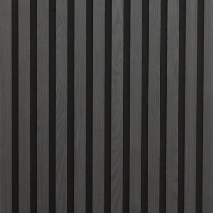 AKUSTIKPANEL KLASSISK 12 SVART EK SV FILT 2780X615X20