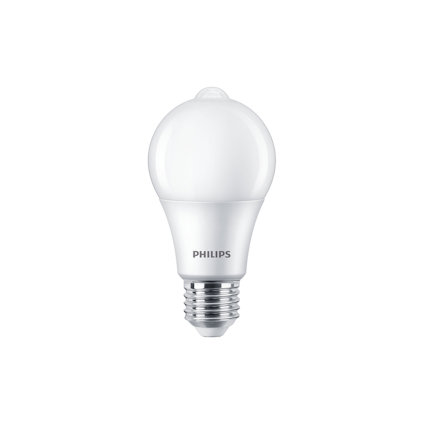 LEDLAMPA SENSOR 60W A60 E27 PHILIPS VARMVIT FROSTAD