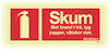 SKYLT UNIGRAPHICS BRAND SKUM EFTERLYS ALUMINIUM 250X100MM