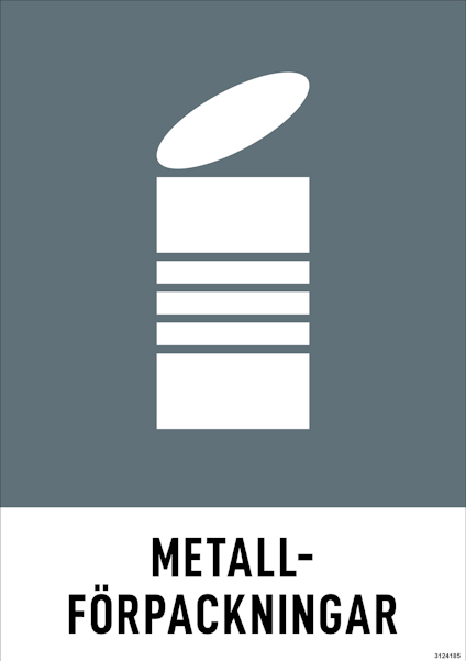 DEKAL UNIGRAPHICS MILJÖ METALLFÖRPACKNINGAR 140X190MM 3-PACK