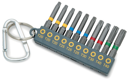 BITSSATS 10 DELAR 50MM X-SHAPE FAST