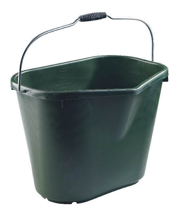 MURBRUKSHINK 25L GRÖN OVAL ERGO - Nordiska Plast