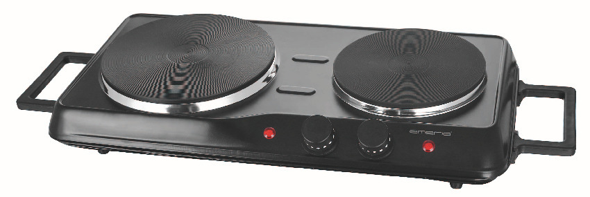 KOKPLATTA DUBBEL 2500W SV ART - Thomee