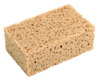 Grovporig rektangulär svamp i beige färg med synliga porer.