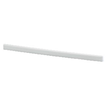 Vit konsolavslut i en enkel och smal design.