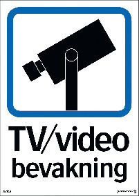 SKYLT TV/VIDEOBEVAKNING - Systemtext