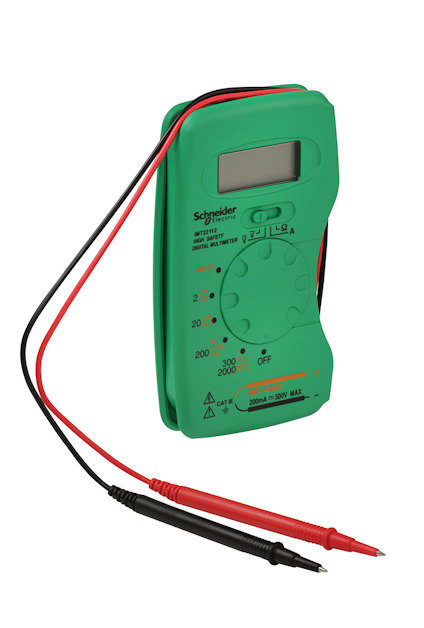 TESTINSTRUMENT KOMPAKT DIGITALMULTIMETER CAT III SCHNEIDER
