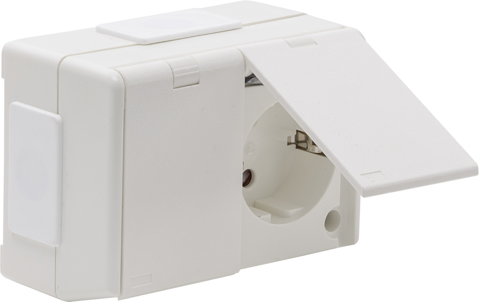 VÄGGUTTAG, KAPSLAT, UTANPÅLIGGANDE, MED LOCK, ELKO - Elko