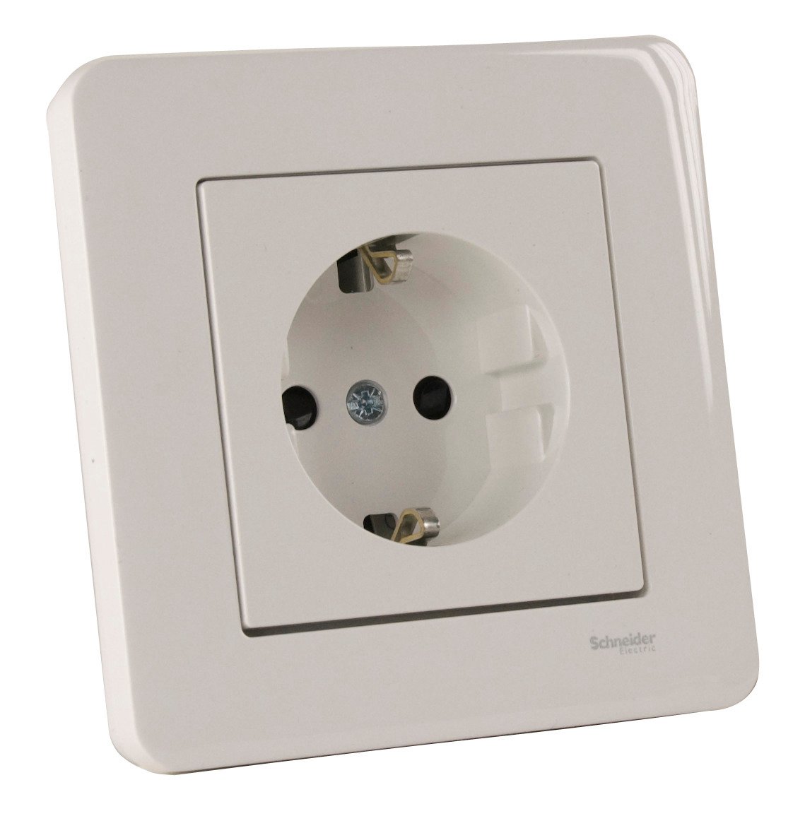 VÄGGUTTAG INFÄLLT JORDAT 1-VÄGS M LÖSTAGBAR RAM PETSKYDD EXXACT SCHNEIDER - Schneider Electric